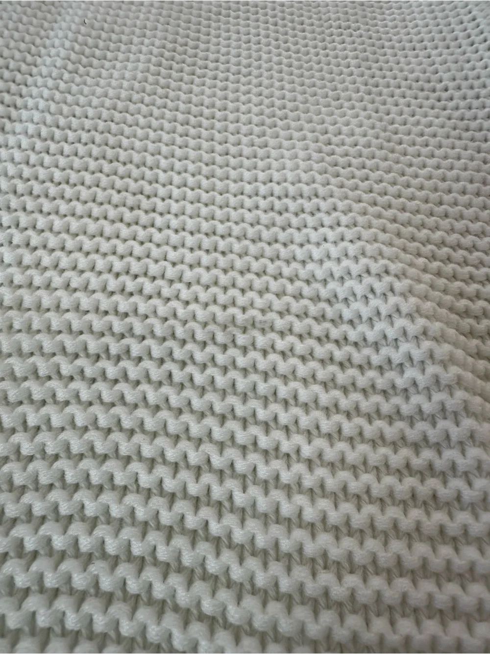 UGG Cream Cable Knit Tassel Throw
